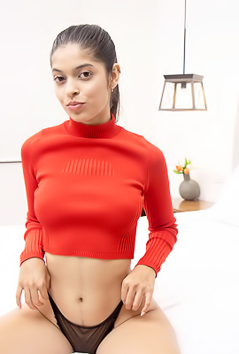 Gia Peel Off Her Thong And Sweater So She Can Show You All Of Her Sexy Goods
