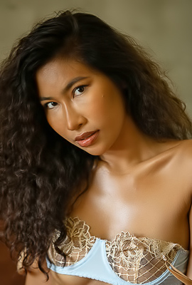 Niki Smiles As The Light And Shadow Play Over Her Gorgeous Body
