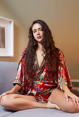 Vixi Rafi Spreads Her Pussy Lips Like Butterfly Wings And Explores It