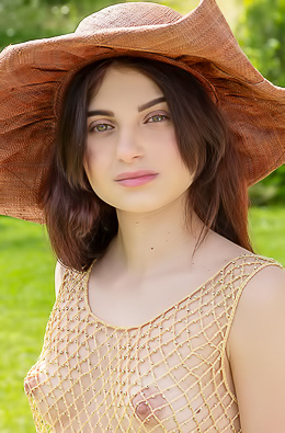 Zoelie Wearing Nothing But High Heels That Accentuate Her Long Legs And Perfect Booty