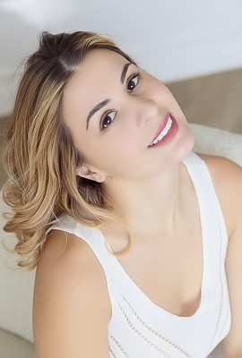 Alice Kelly Dark-eyed Siren Smiles Enticingly As The Straps Slide From Her Shoulders