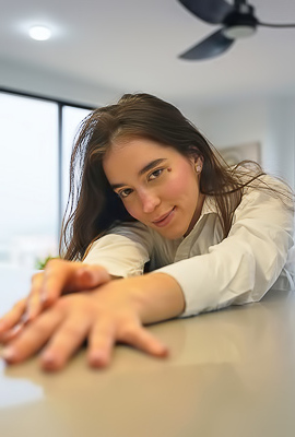 Pink Panties On Karolin Gomez