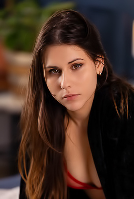 Amber Slassh In Skimpy Red Lingerie That Reveals More Than It Conceals Of Her Gorgeous Body