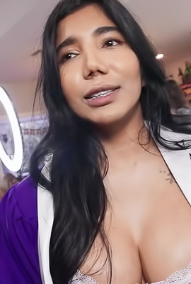 Diabella Eclair delights in passionate blowjob action, intense facial treats