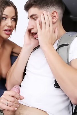 Angelica Heart plays with her Stepson before a Wild Ride